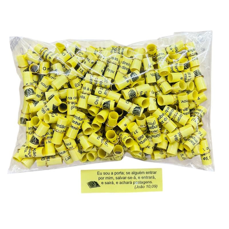 200 enroladinho versículos promessa mana amarelo
