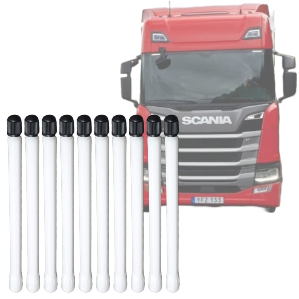 10 Prolongador Extensão Rigida Plástica 170mm Bico Caminhão