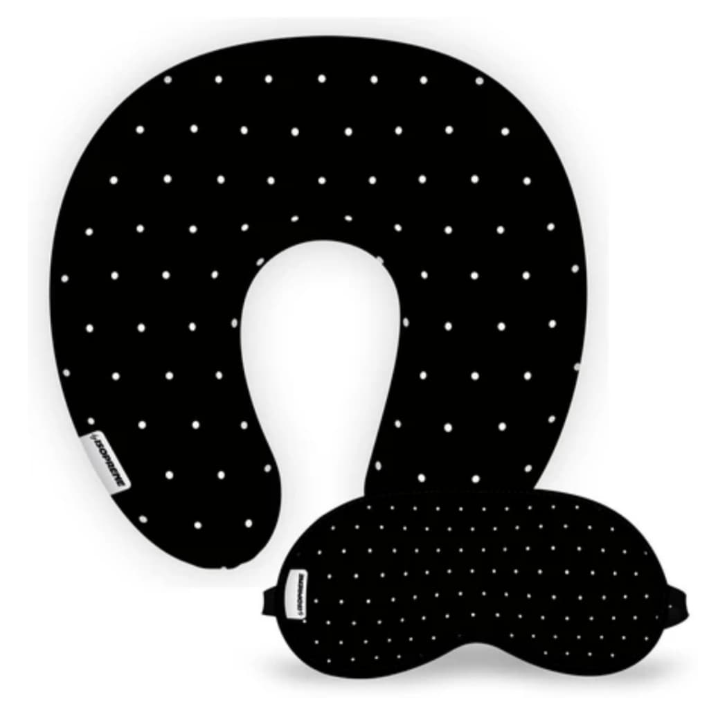 Kit Viagem Com Almofada De Pescoço E Máscara de Dormir