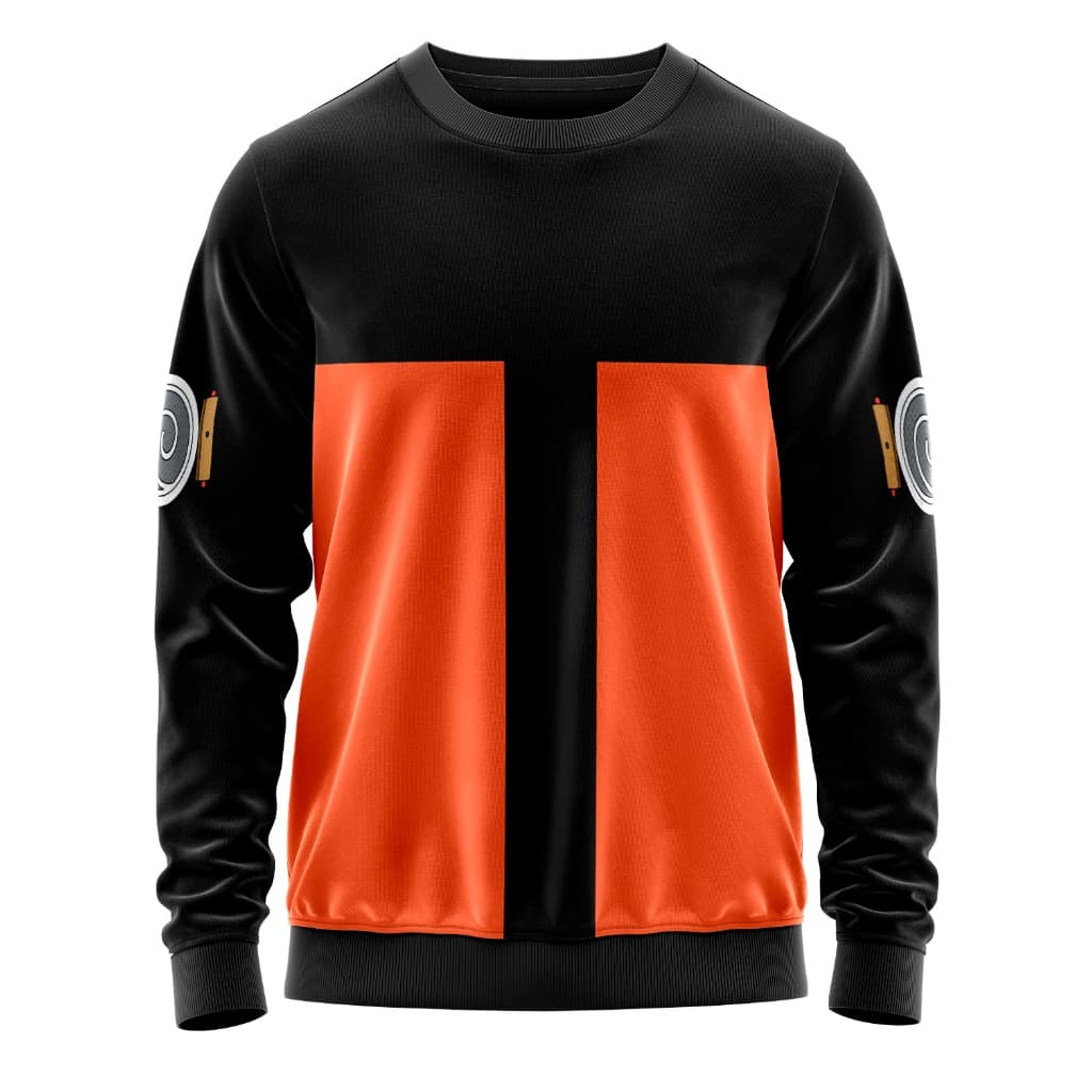 Blusa de Moletom Gola Careca Adulto Anime Uzumaki