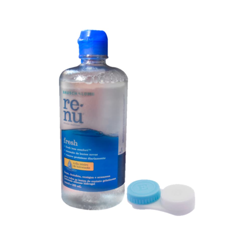 Renu Fresh 355ml Solução de Limpeza Para Lentes de Contato - Envio Imediato