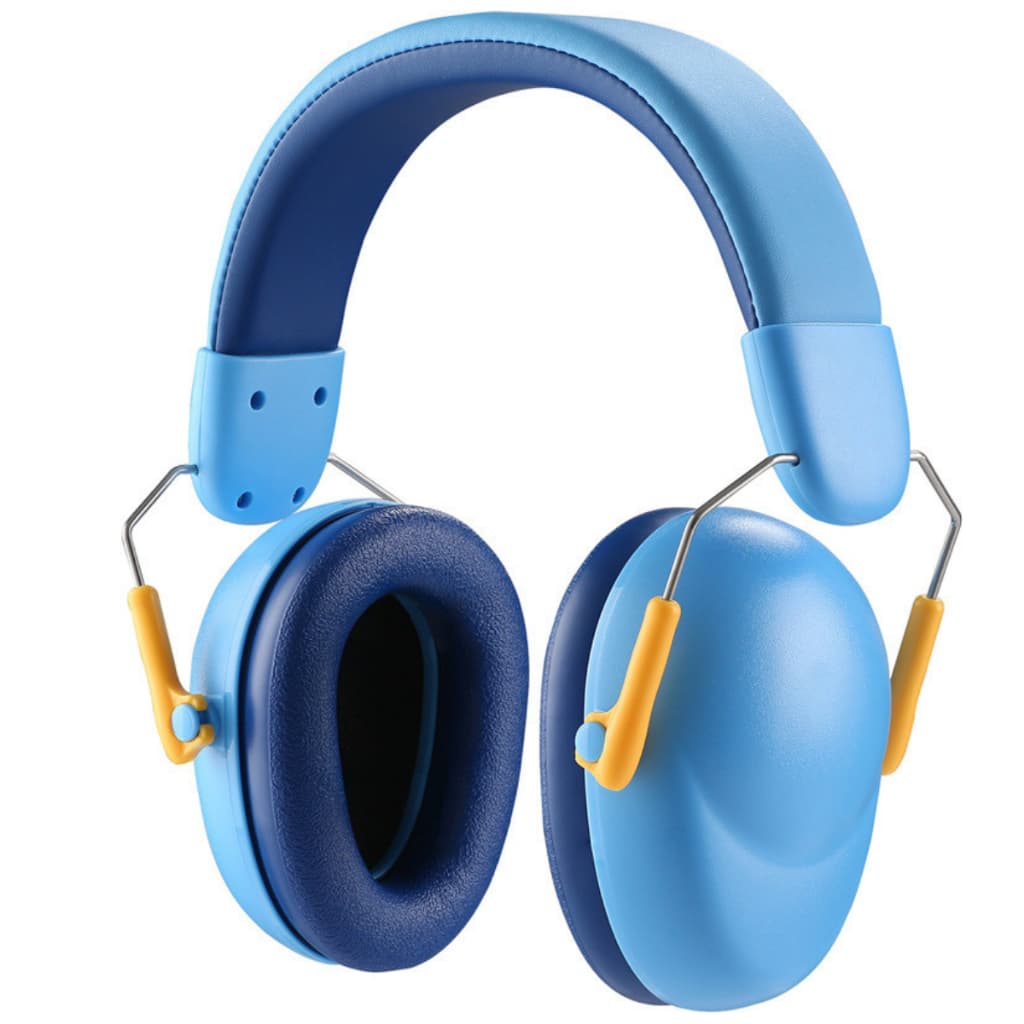 Abafador de Ouvido Infantil e Adolescente Azul Protetor Auditivo Fone Auricular Antirruído Autismo Menino Masculino