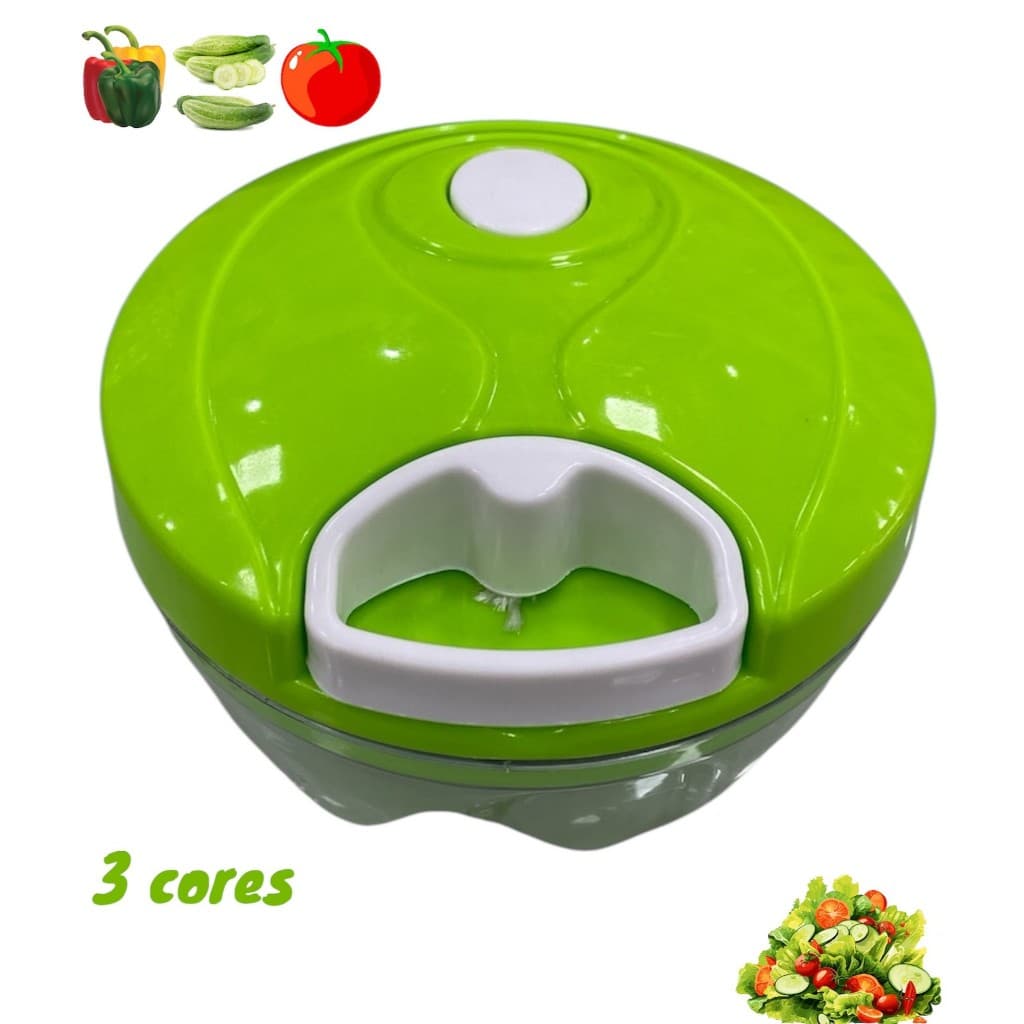 MINI PROCESSADOR alimentos manual 3 lâminas