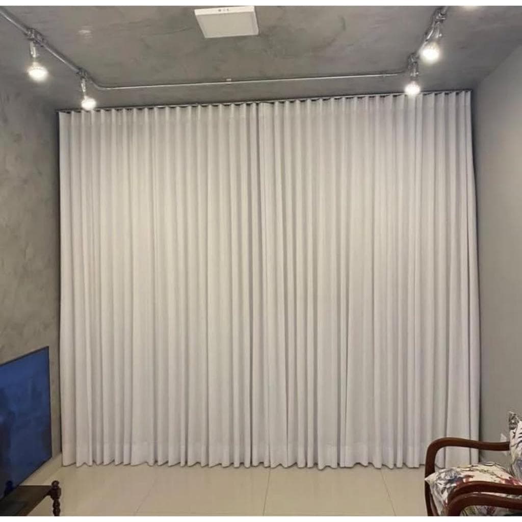 CORTINA FORRO TECIDO TRILHO SUIÇO QUARTO E SALA VARIAS CORES E TAMANHOS