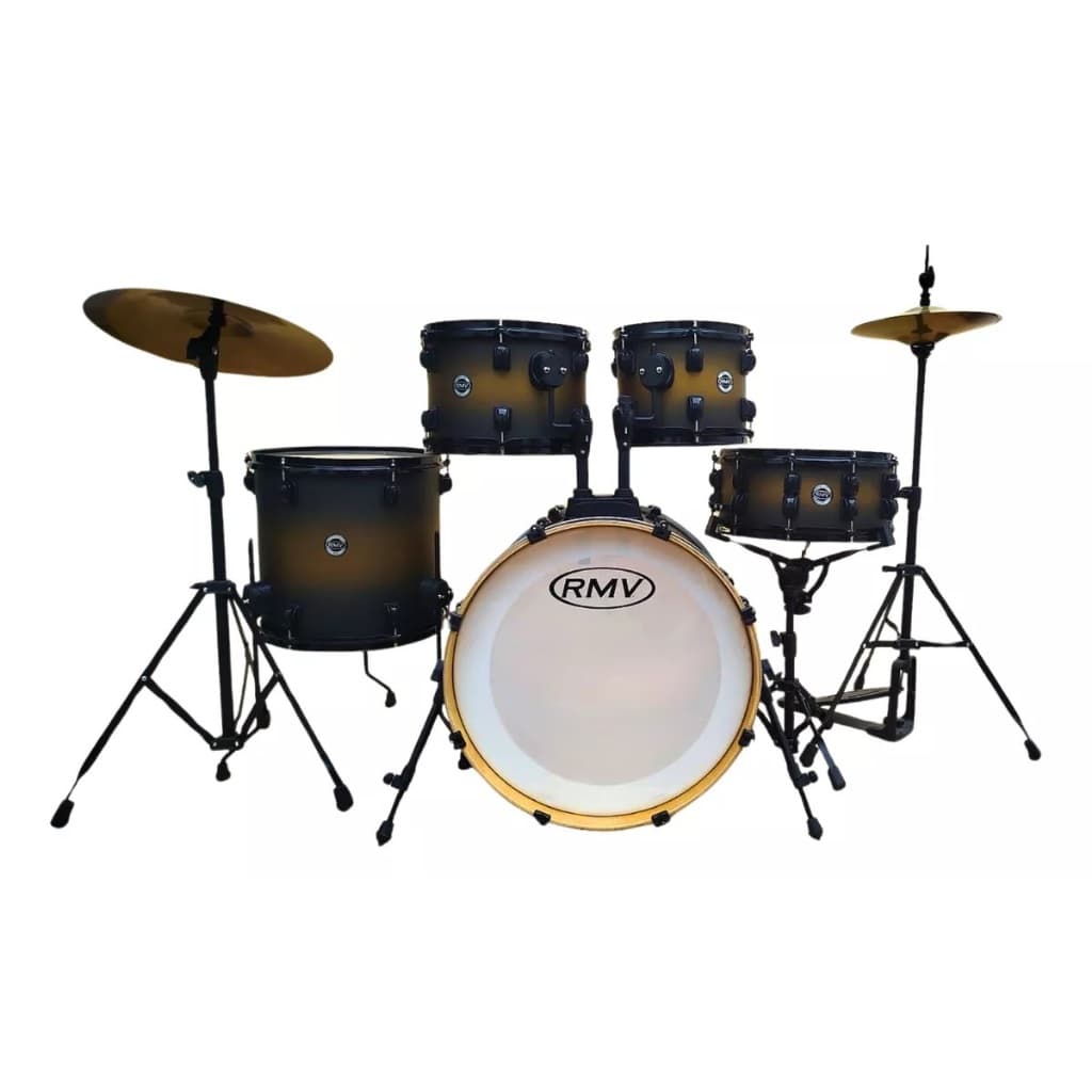 Bateria Rmv Infinity 20 Adultos Satinado.Dourado Escuro