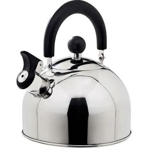 Chaleira com Tampa e apito Aço Inox