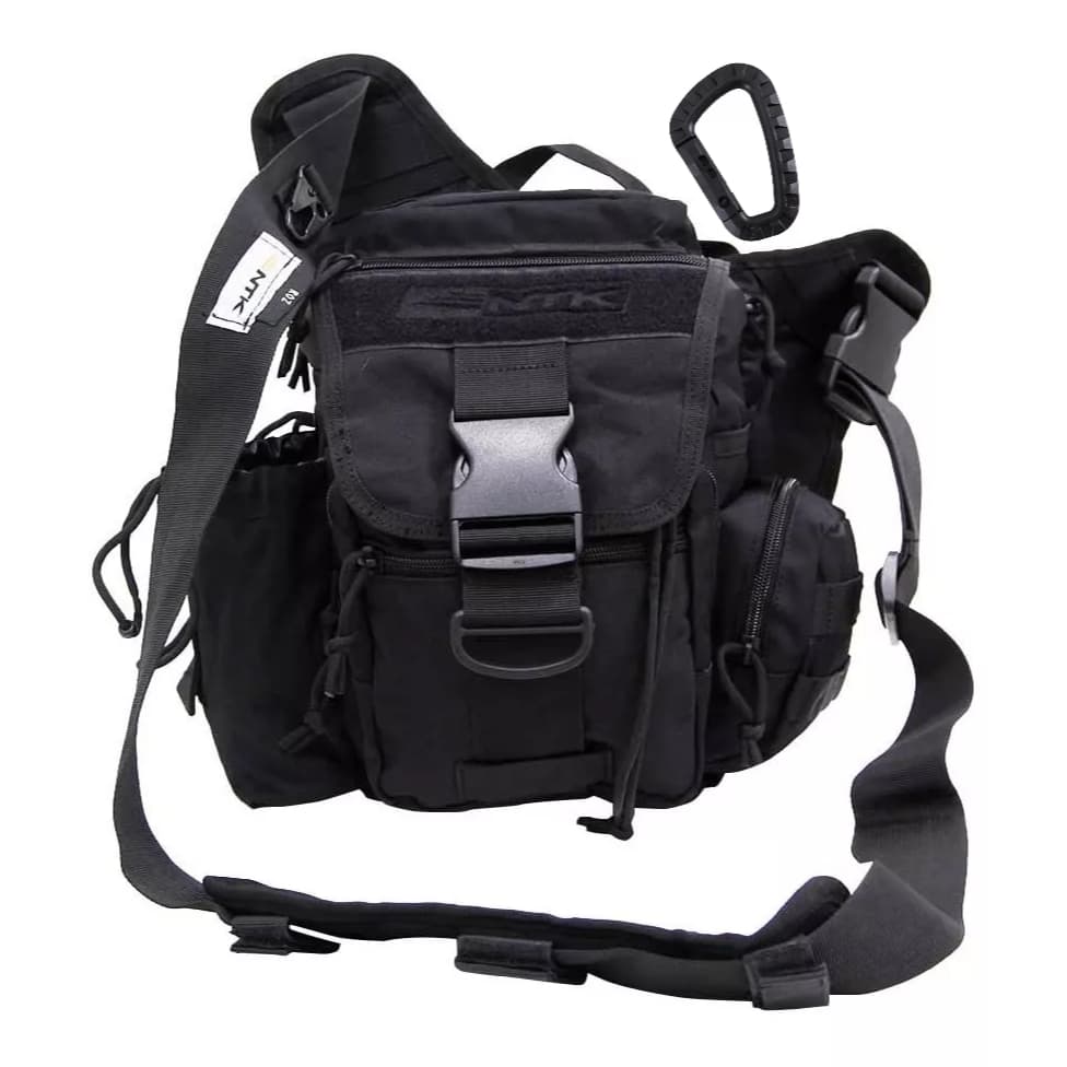 Mochila Bolsa De Ombro Tatica Roz Preto Nautika