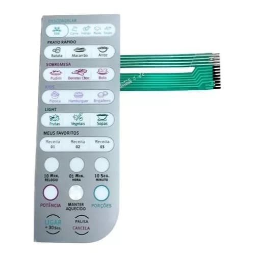 Membrana Teclado Microondas Mef33