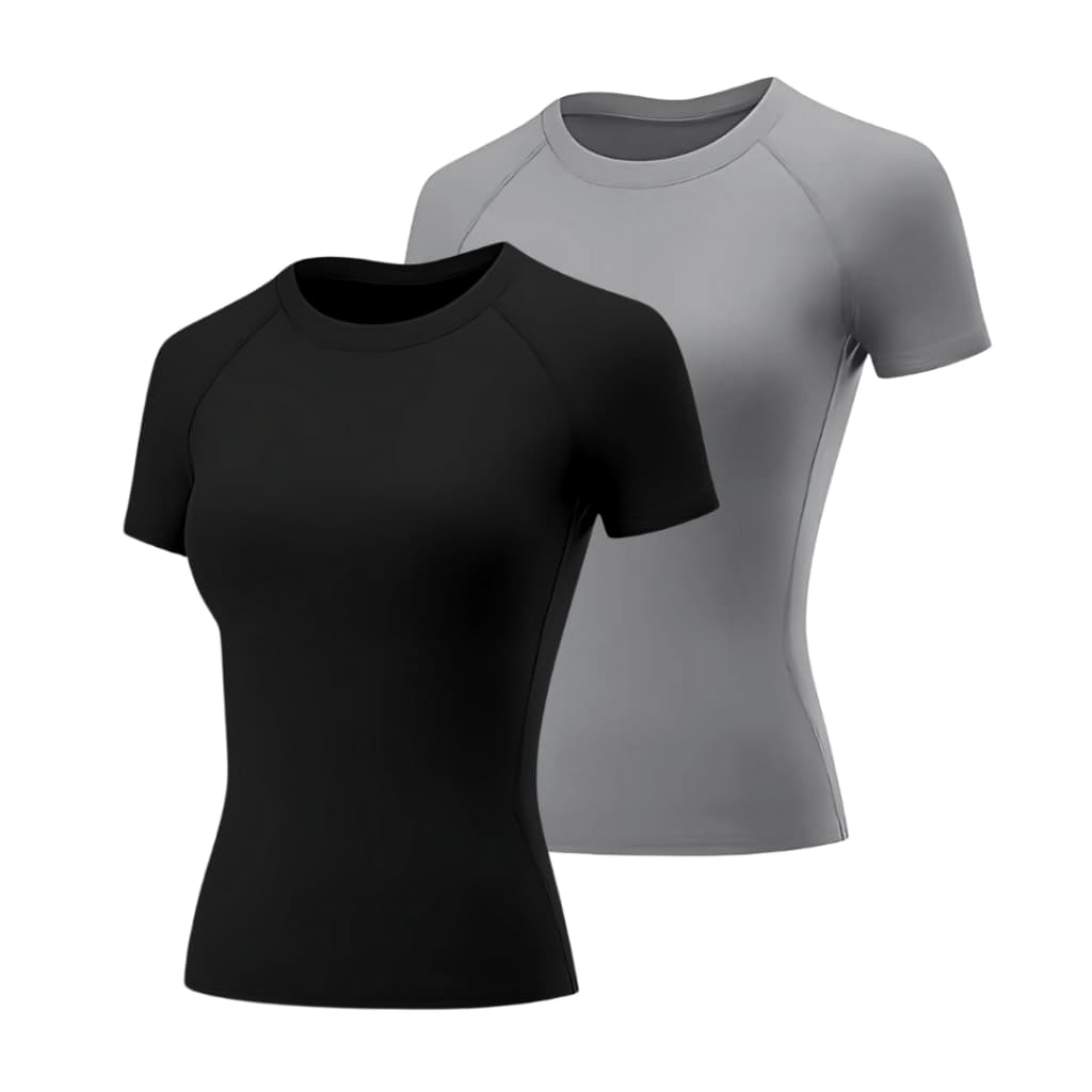Kit 2 Camisetas Dry Fit Femininas Academia Treino Blusas