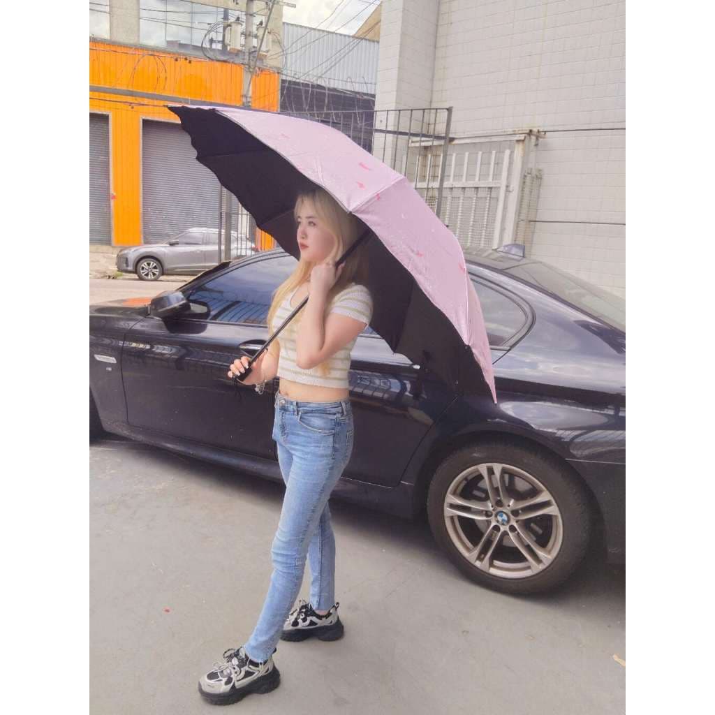 Guarda-chuva duplo de proteção solar borboleta de renda 10 ossos