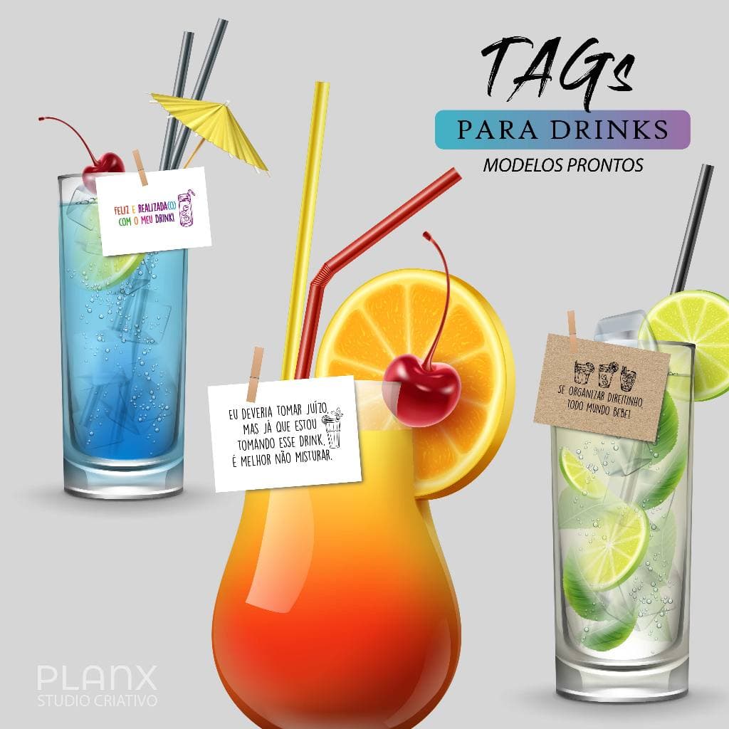 KIT 50/100 Mini Cartões para Drink | 5,5x4cm | Tags para Drinks | Tag Copo | Tag Drink Rústica