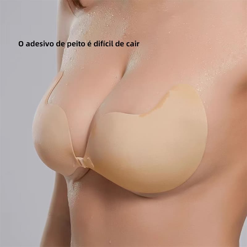 Adesivos Para O Peito Em Forma De Manga De Silicone Levantam Pétalas De Auto-Adesivas Sem Alças Tampa Invisível