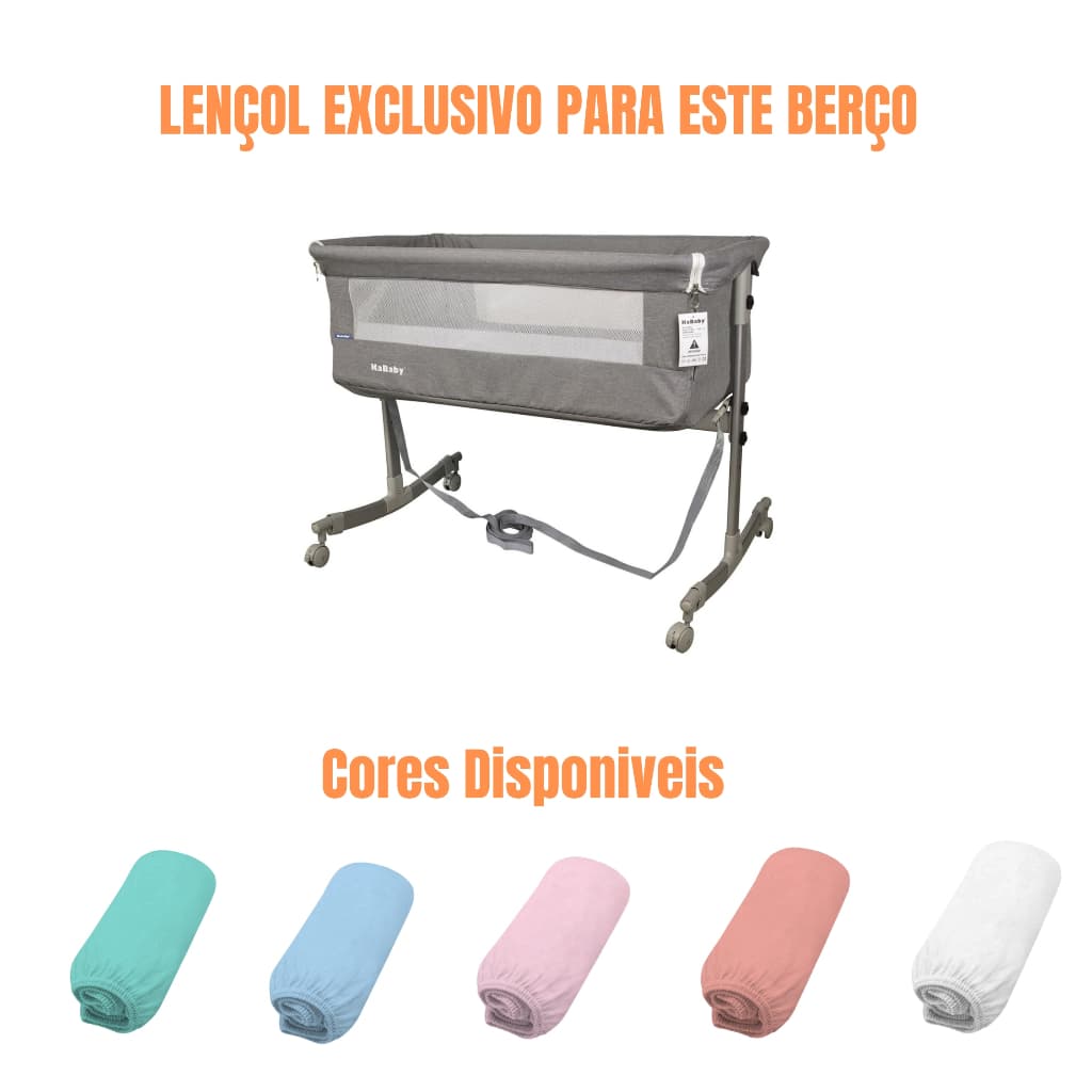 Lençol Avulso Para Berço Moisés Co-bed Kababy