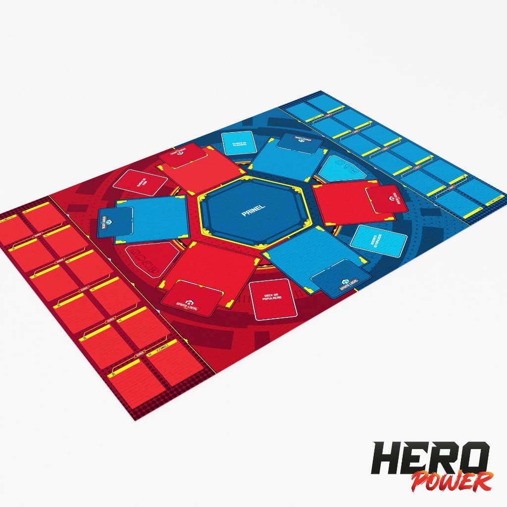 Playmat Marvel United Civil War Guerra Civil Quadrado Boardgame Jogo
