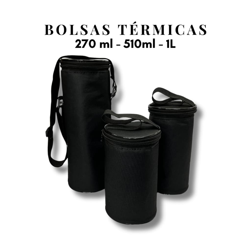 Bolsa Térmica Prática Viagens, Academia E Parque 270ml 510ml 800ml e 1L e Para 2 Vinhos