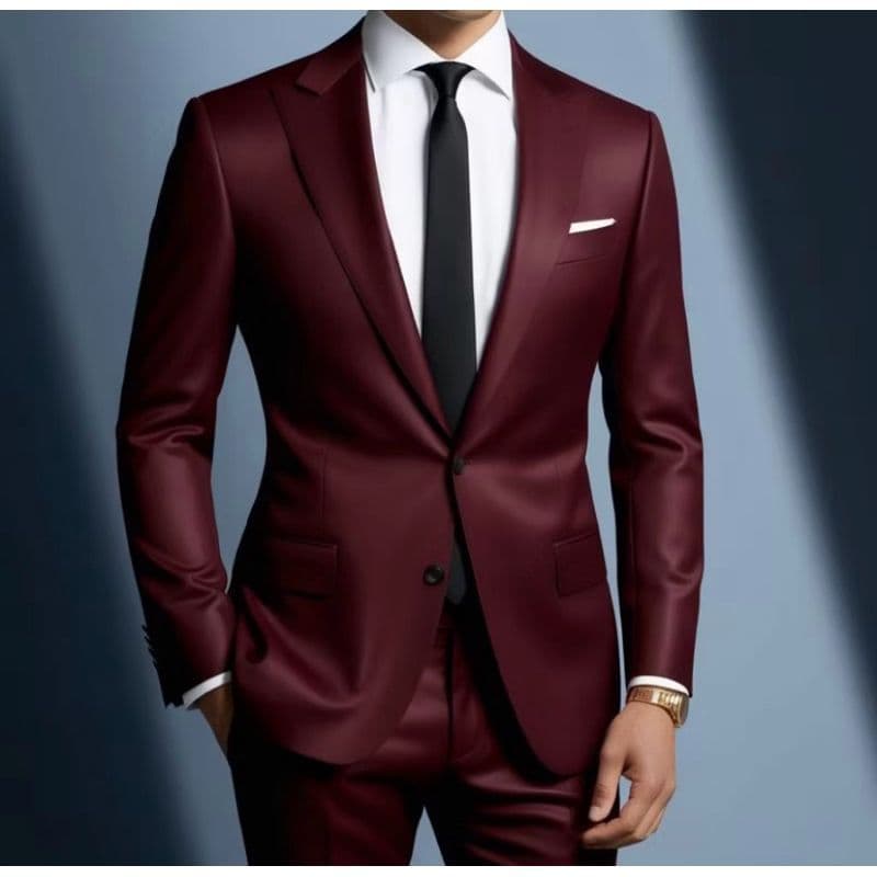 Terno Slim luxo Masculino Calça + Paletó Micro Fibra Lançamento 2025