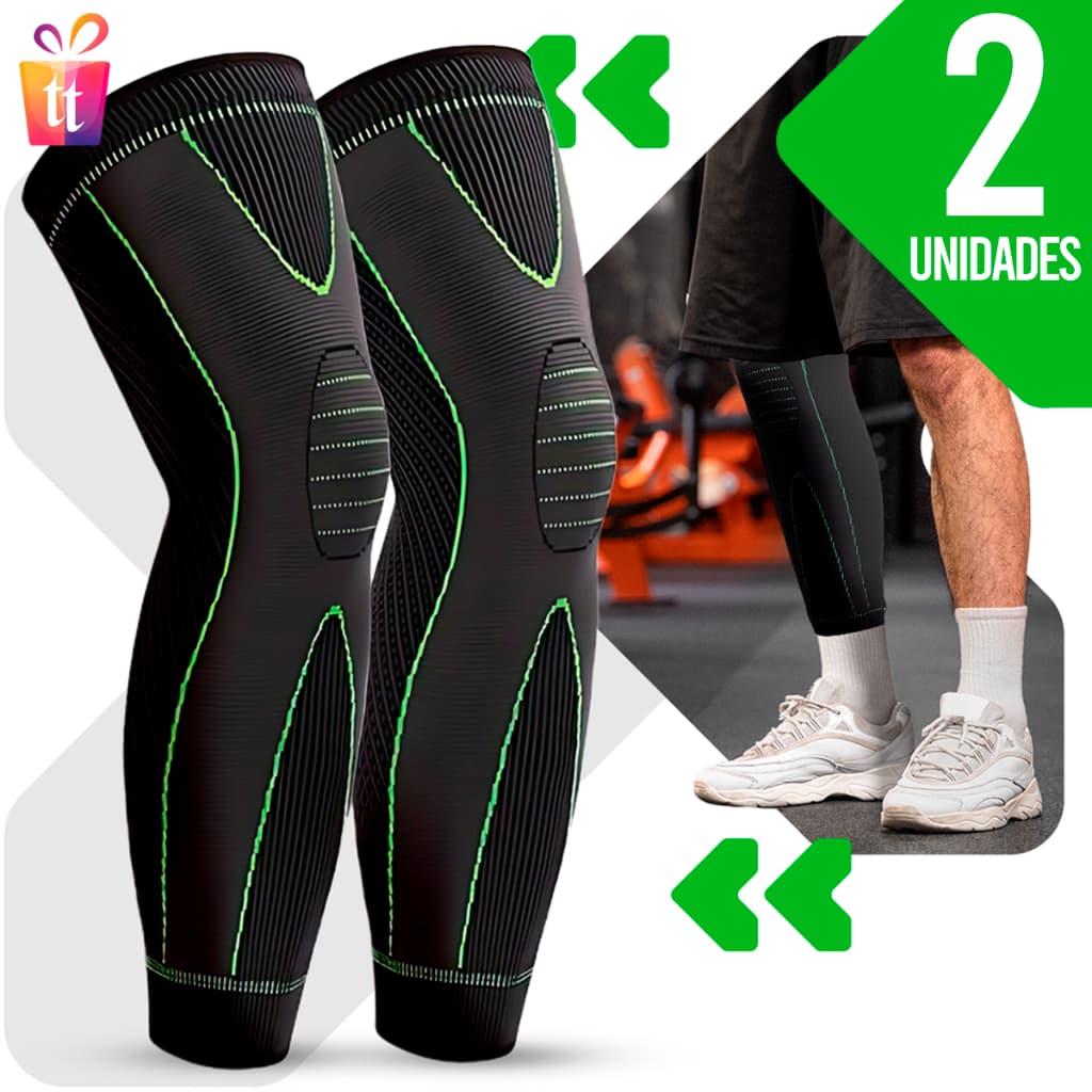 Kit 2 Joelheiras de Compressão Térmica Ortopédica para Alivio de Dor Par De Joelheira