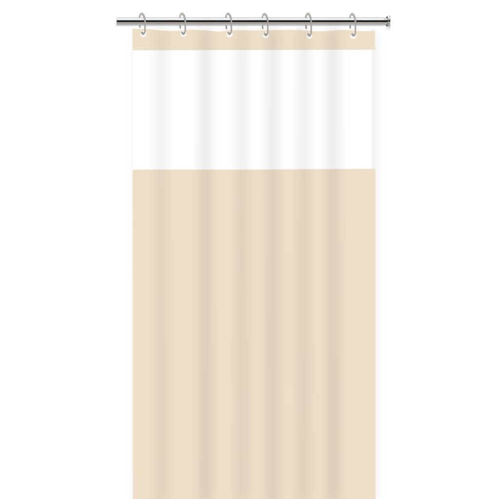 Cortina Box Banheiro PVC Premium 1.98x1.38m Anti Mofo Impermeável | C/ Ganchos Lisa  Varias Cores