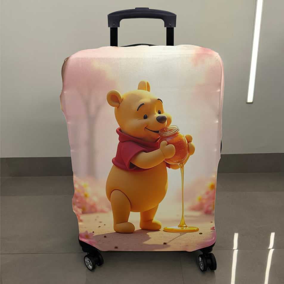Capa Elástica Protetora de Mala Ursinho Pooh P,M,G