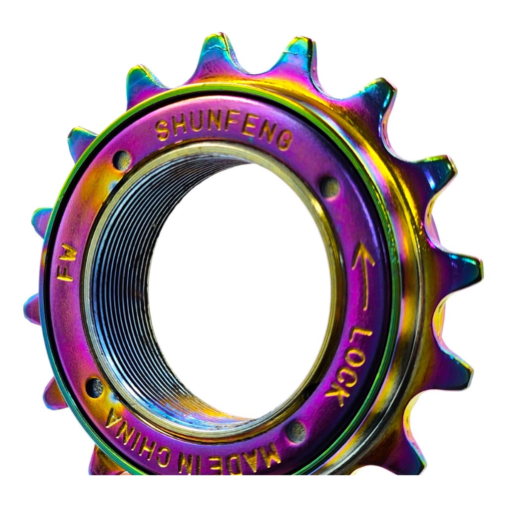 Catraca Roda Livre Simples Rosca 14D 16D 18d Dentes Esferada Bicicleta Bike Bmx Camaleão