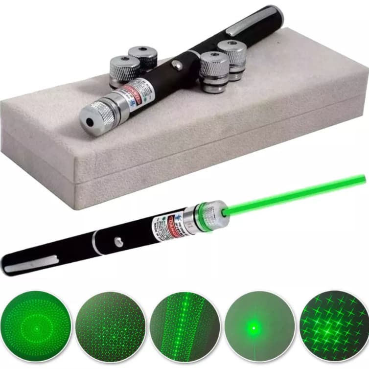 Super Caneta Laser Pointer Verde Longo Alcance Forte