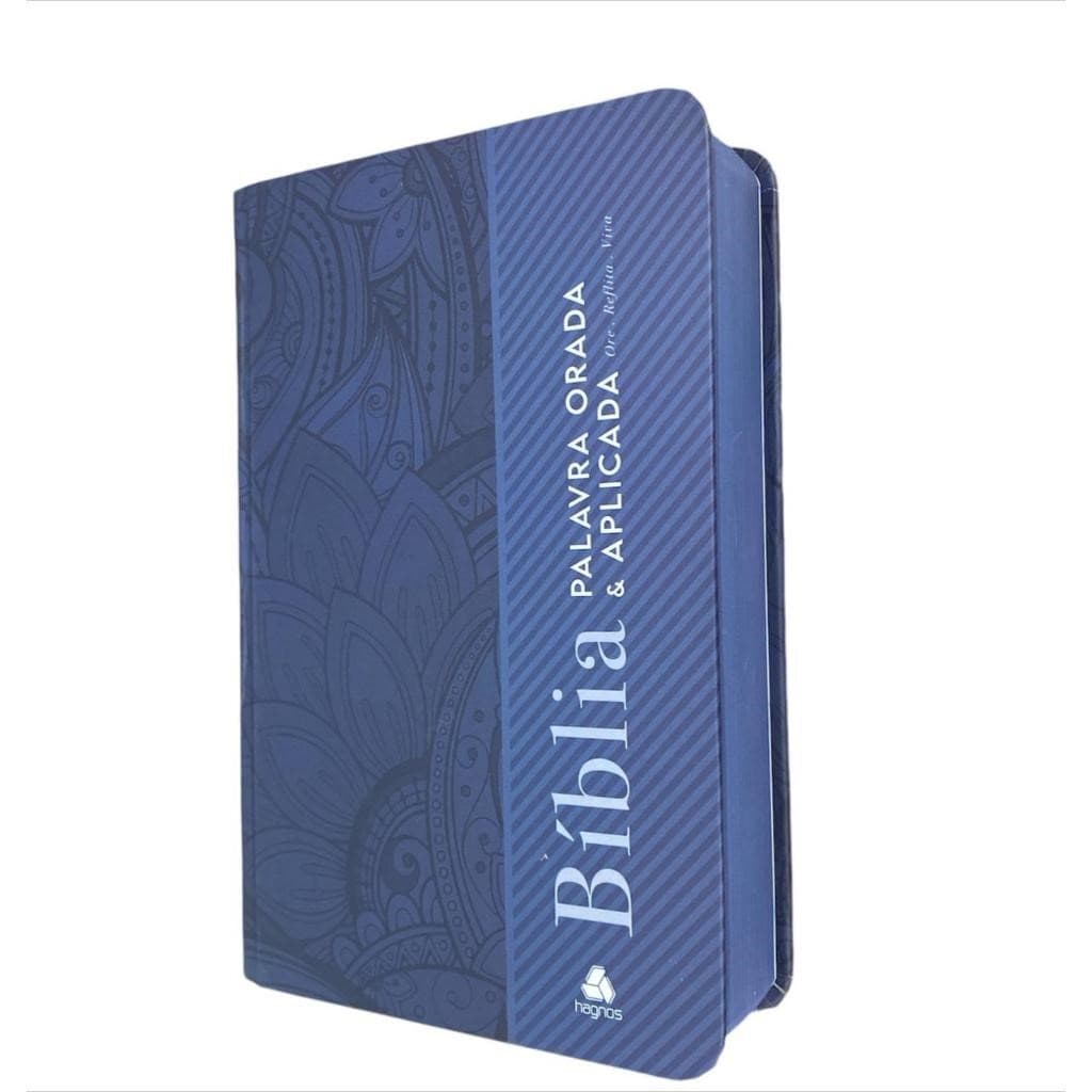 Bíblia Palavra Orada e Aplicada - Devocional - Azul - Nova Viva