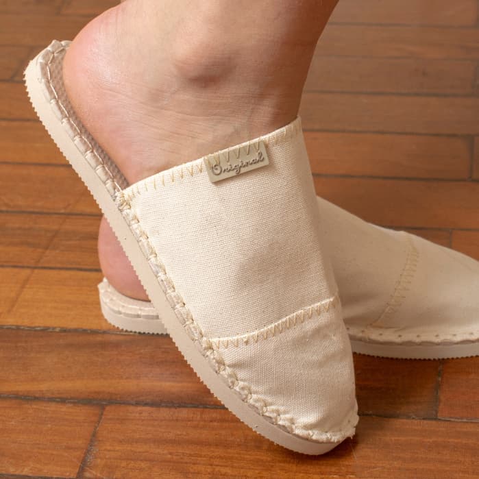 Mule Alpargata Sapatilha Aberta Super Prático - Aproveite