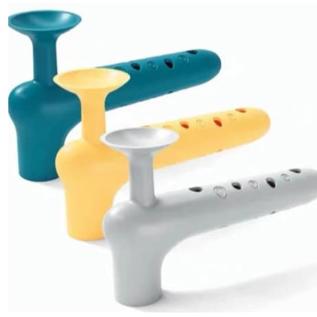 Capa De Maçaneta De Porta De Silicone Com Ventosa Reforçado Anticolisão Cor Lisa Para Parede 15*9*4 cm