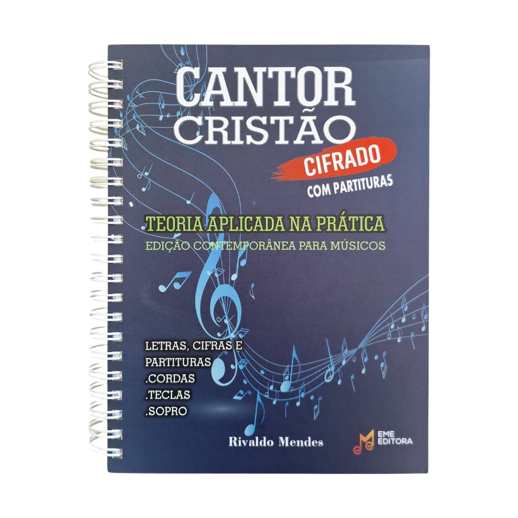 Hinário Cantor Cristão Cifrado com Partituras