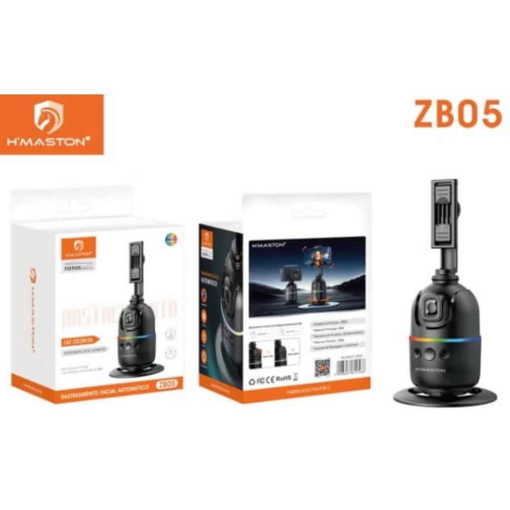 HMASTON Estabilizador de Celular Portátil Gimbal com Rastreamento Inteligente de IA ORIGINAL MODELO ZB05