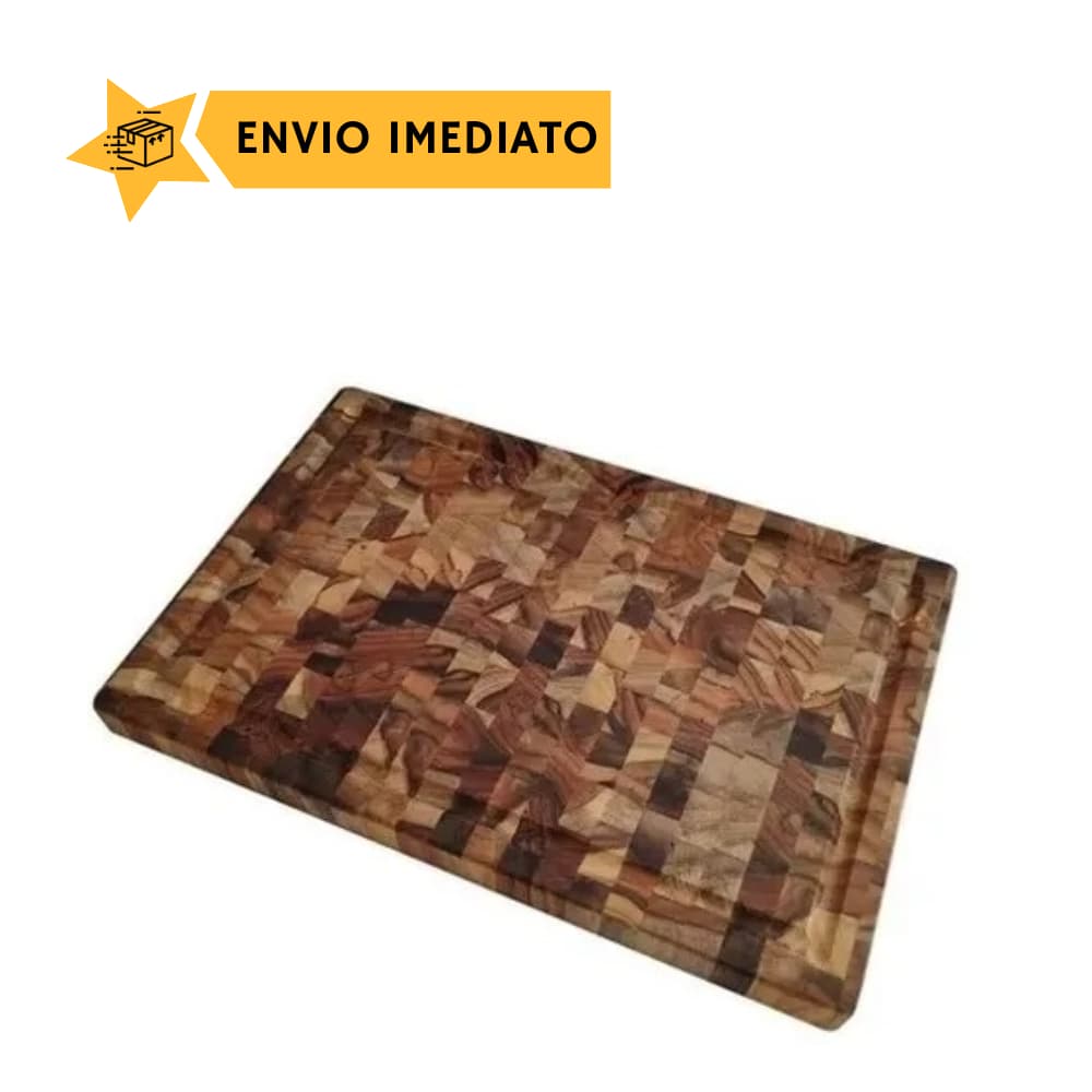 TABUA MULTIUSO 44X29,5 CM MADEIRA INVERTIDA TECA - UNICA