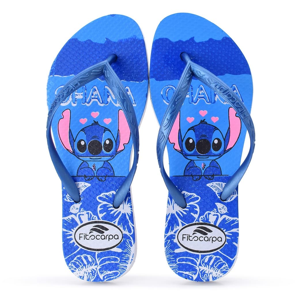 Chinelo Feminino Stitch Leve Macio Confortável Verão Praia 100% Macio Envio Imediato