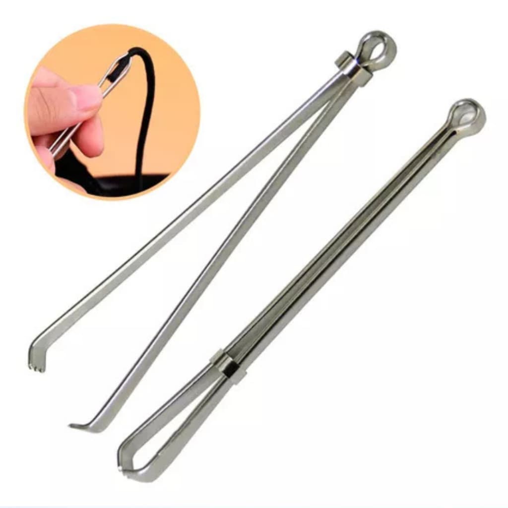 Passador De Fita Elástico e Cordões Liso Sem Garra Costura