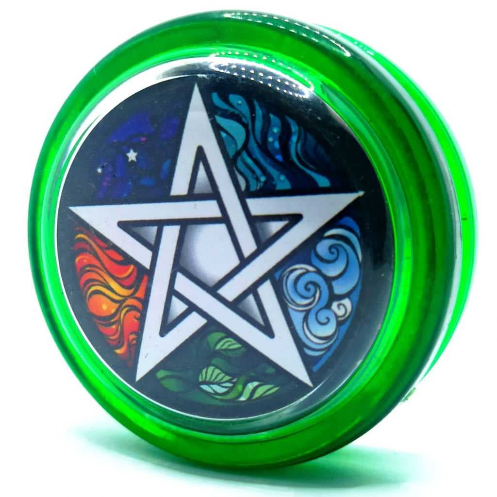 Yoyo Profissional Estrela Eixo Fixo + 3 Cordas de Reposição (ioio, yo yo, Io io)