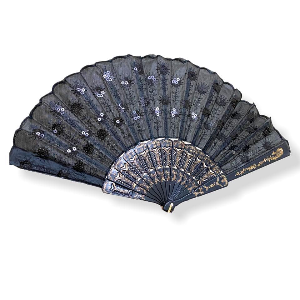 Leque Acessorio De Carnaval Bloquinho Festa Fantasia Folia