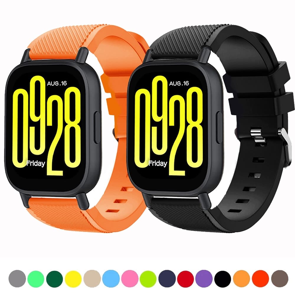 Pulseira de 22mm de Silicone para Smartwatch Xiaomi Redmi Watch 5 Active/ Redmi Watch 5 Lite