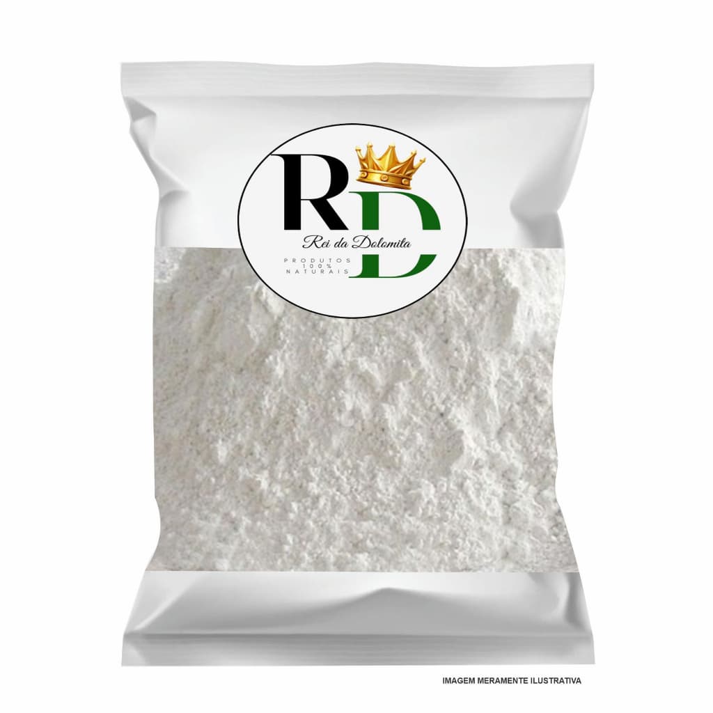 DOLOMITA EM PÓ PRONTA PARA USO EXTERNO E INTERNO C\ LAUDO DE QUALIDADE E PUREZA 2KG - 1KG