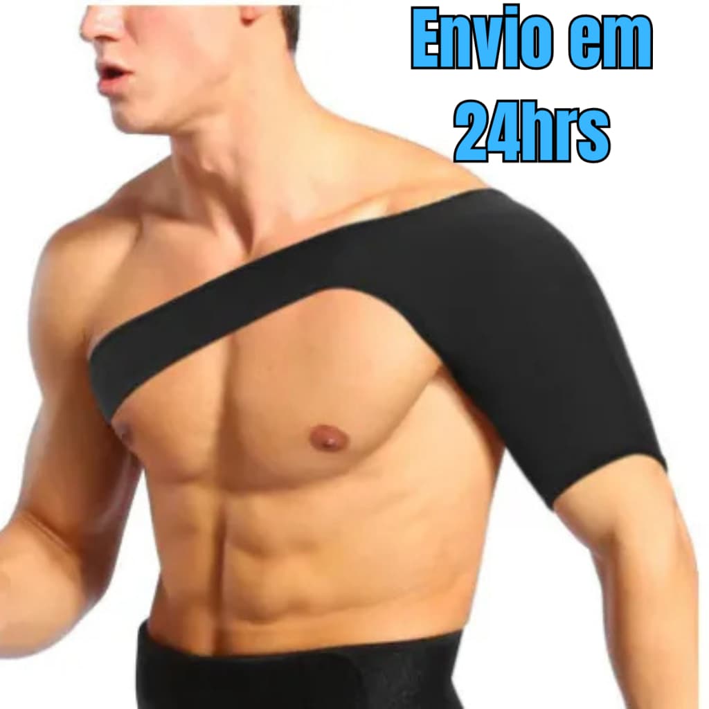 Ombreira Ortopédica Suporte Dor Ombro Neoprene Protetor Tensor Esporte Treino