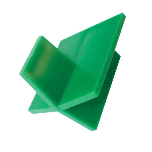 100un. Espaçador Cruzeta 2mm para Piso e Porcelanato Reutilizável Multifuncional - Diamond