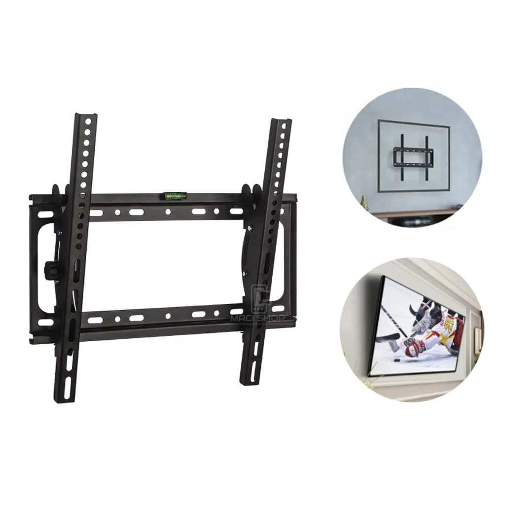 Suporte Para Tv Inclinável 32 A 63 Pol Samsung LG Universal Lcd Led Qled Oled Inclinação 32 42 43 50 55 58 60 Polegadas