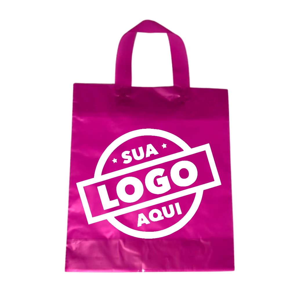 Sacolas Alça Fita - 100 Unidades com sua Logo
