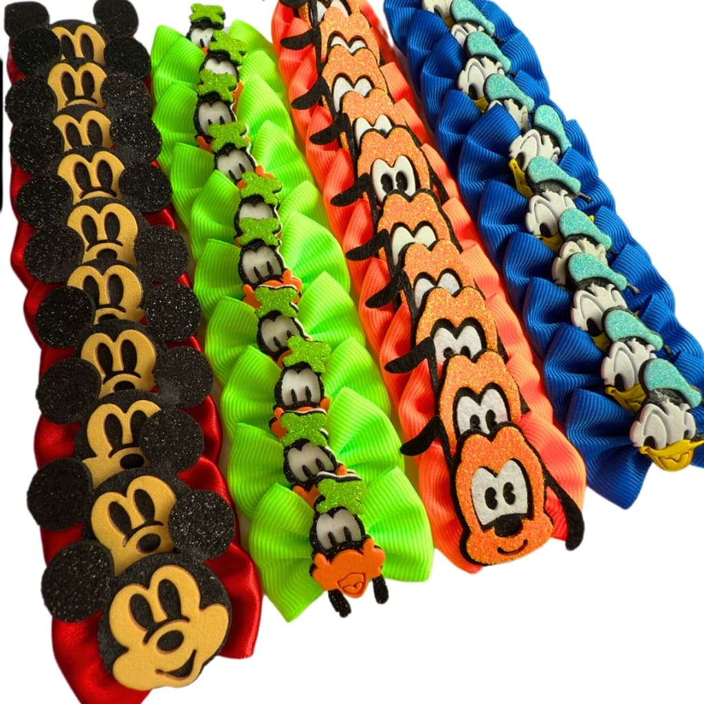 Kit Lacinho Pet Macho Herói Mickey Temático - Escolha O Seu