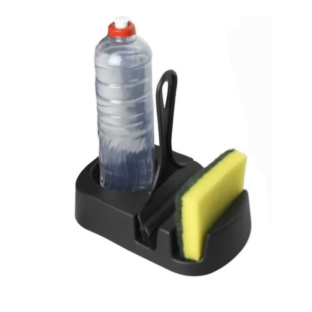 Kit Cozinha Com Porta Detergente E Rodinho de Pia Kit Pia De Plastico