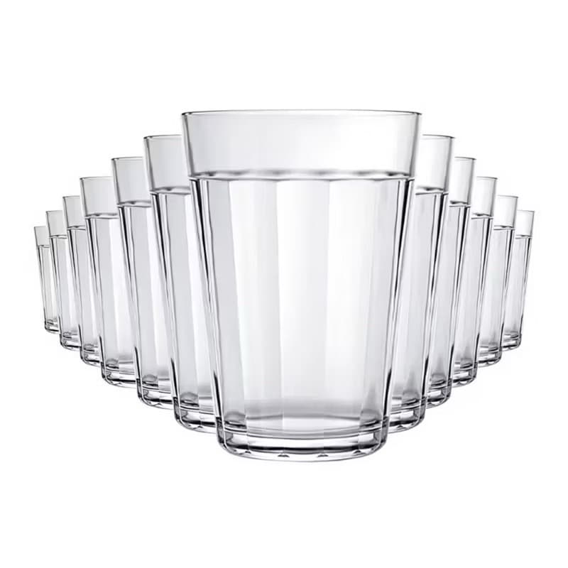 Copo Americano 48 Peças Bar Restaurante Boteco Cerveja Vidro 190ML