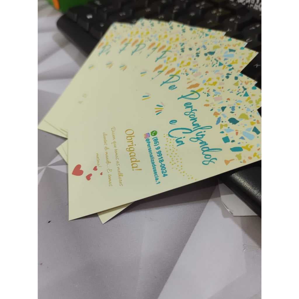 Cartão obrigada pelo pedido + Logo