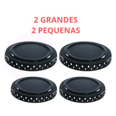 4 Espalhadores Boca Tampinha Queimador do Fogão Atlas/Coliseum/Ágata/Grécia/Coliseum/Mônaco