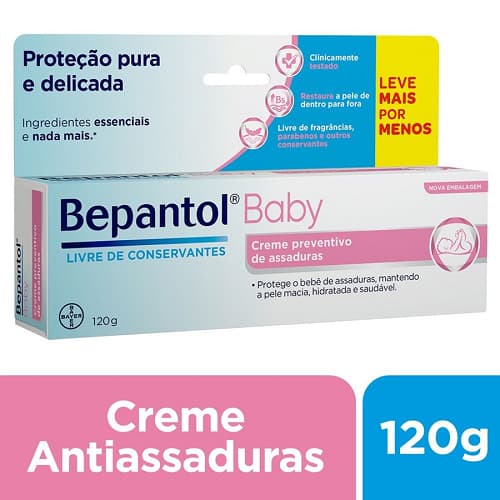 Bepantol Baby Creme 120G - Pomada De Assadura Original
