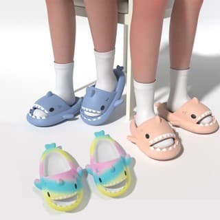 Chinelos De Tubarão Para Casal Adulto/Verão/Chinelo amantes De EVA Com Desenho Fofo Casa