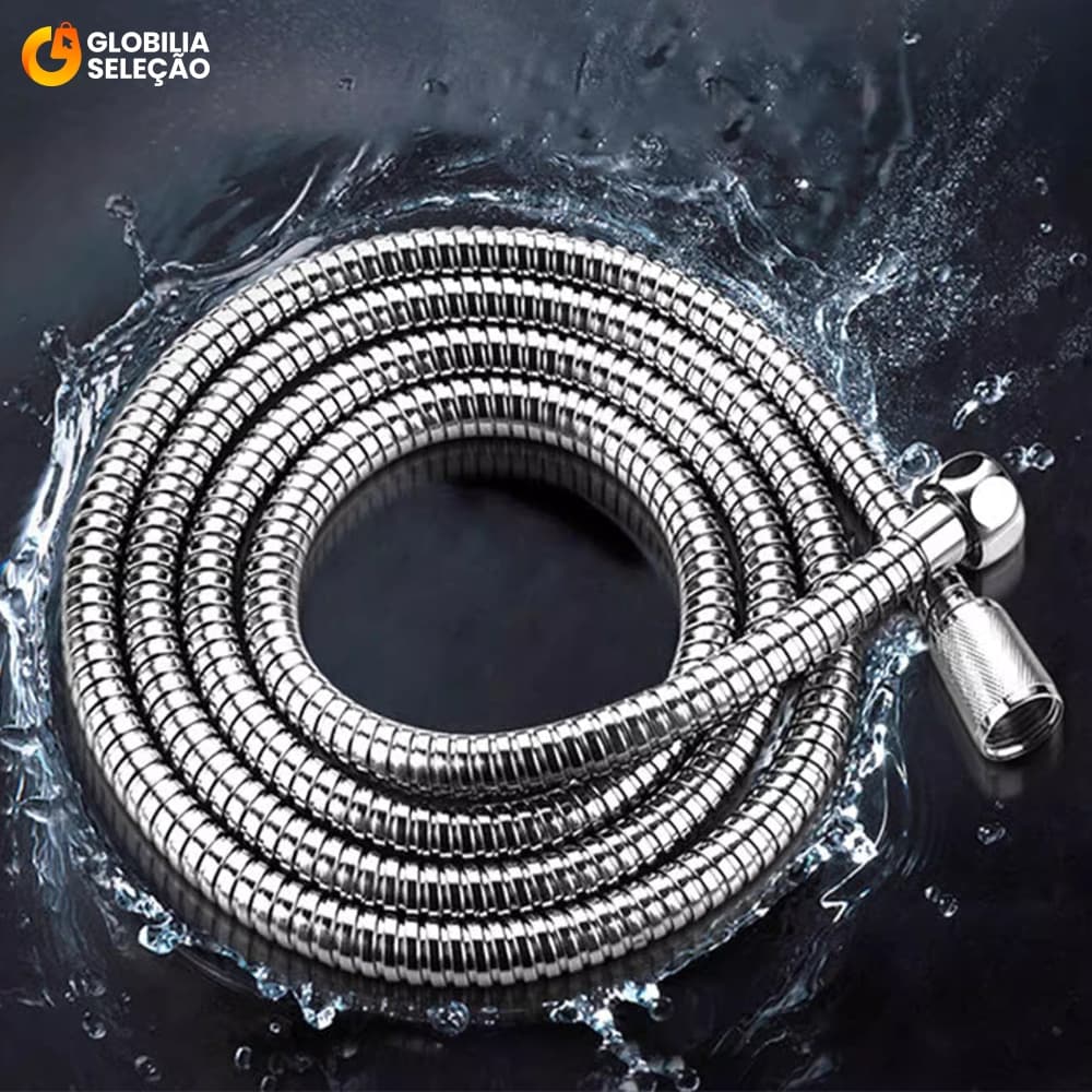Engate Flexível 1,50 Metros Aço Inox Mangueira Para Ducha Higiênica