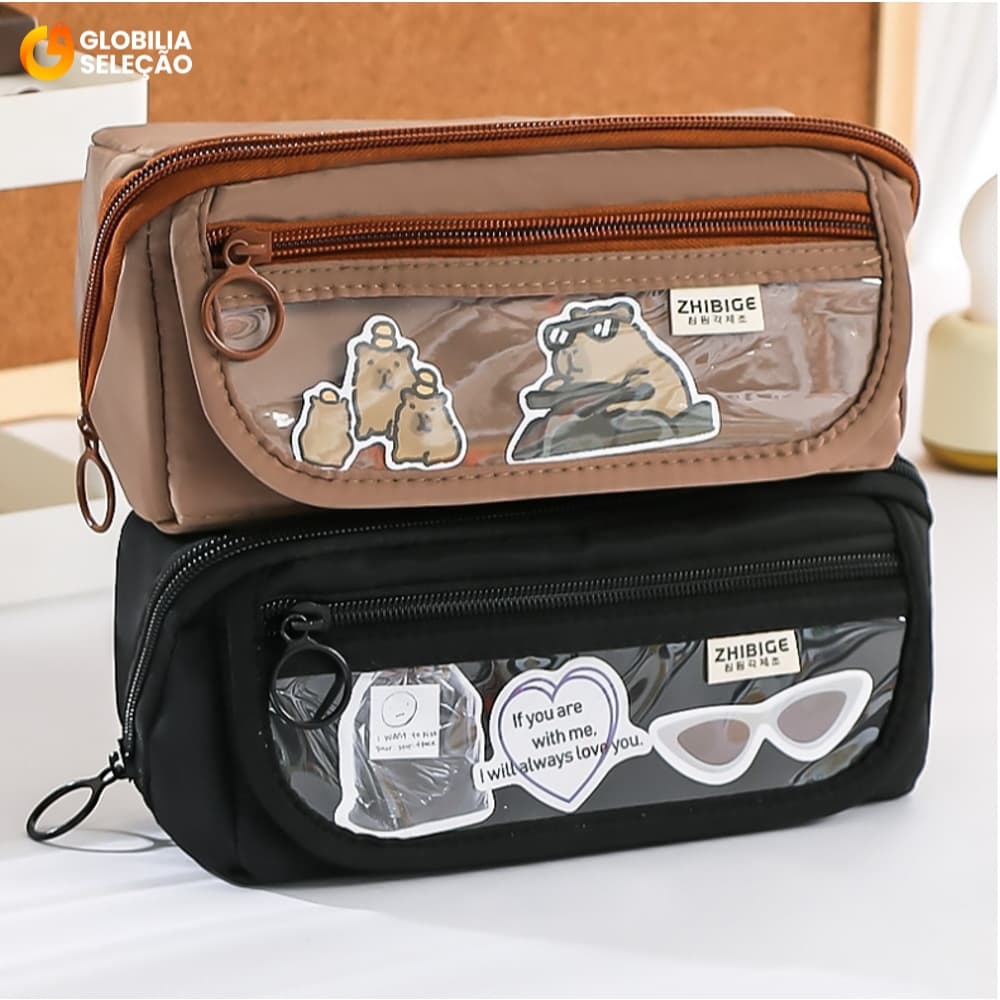 Estojo de Lápis de Grande Capacidade Estojo de Lápis de Alta Qualidade para Estudantes do Ensino Médio